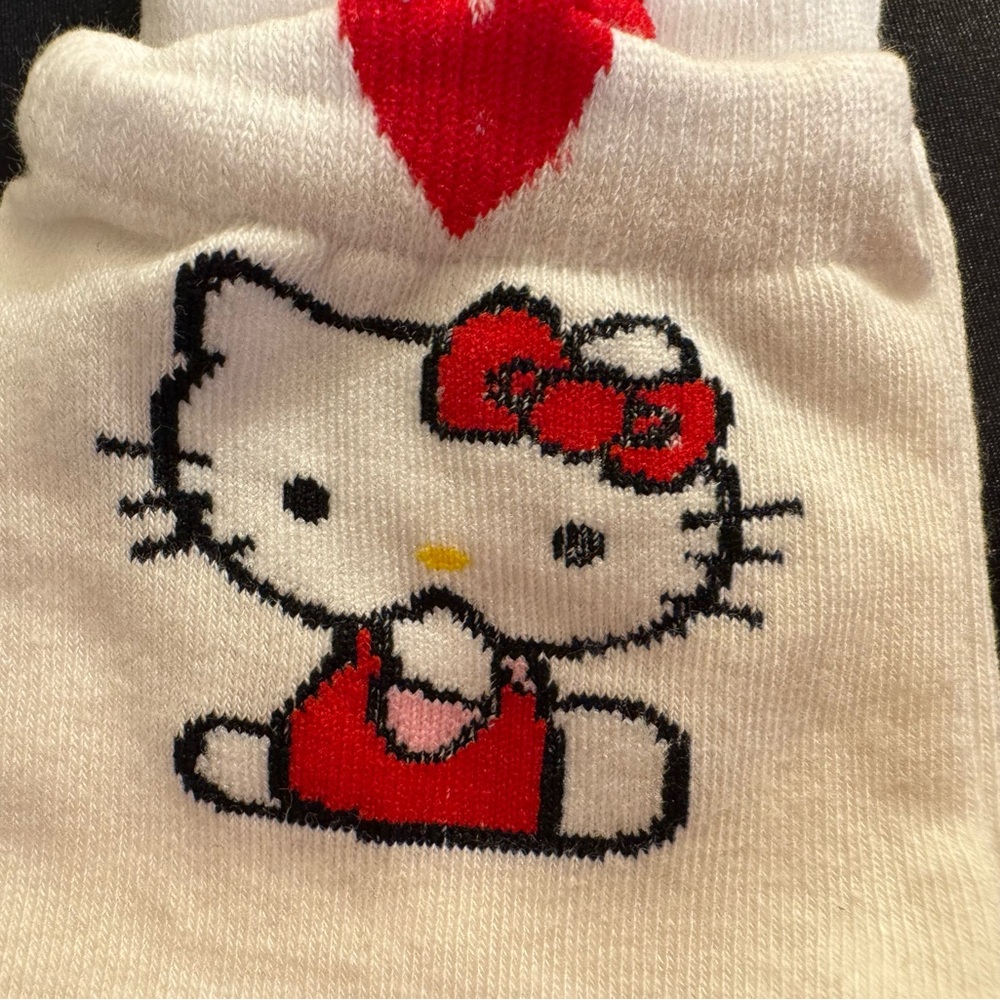 Hello Kitty Socks - Red and White